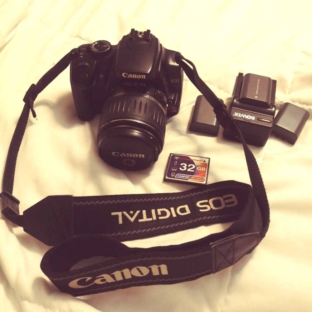 Canon Rebel XTI camera lot